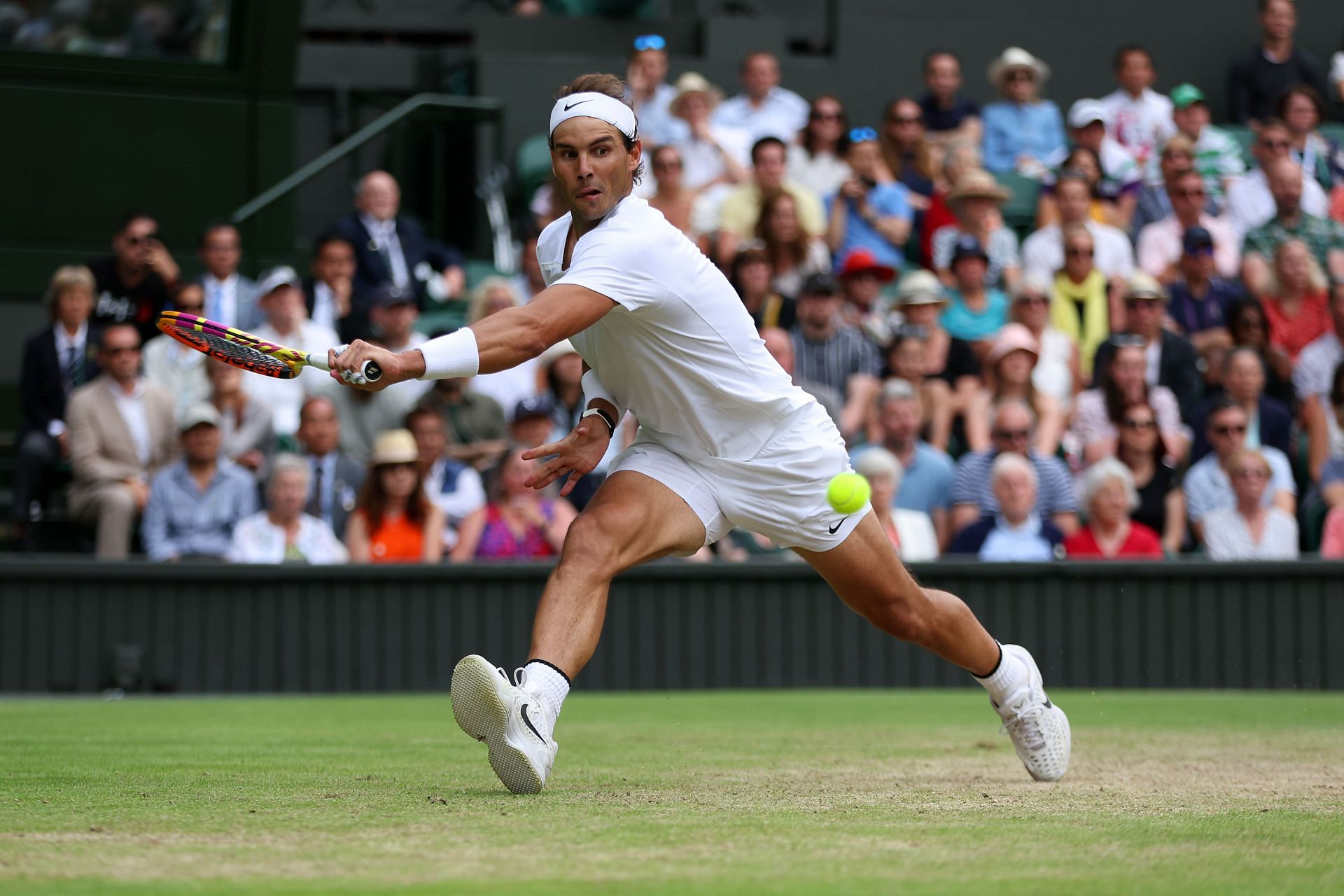 Rafael Nadal takes on Nick Kyrgios in the semifinals at Wimbledon